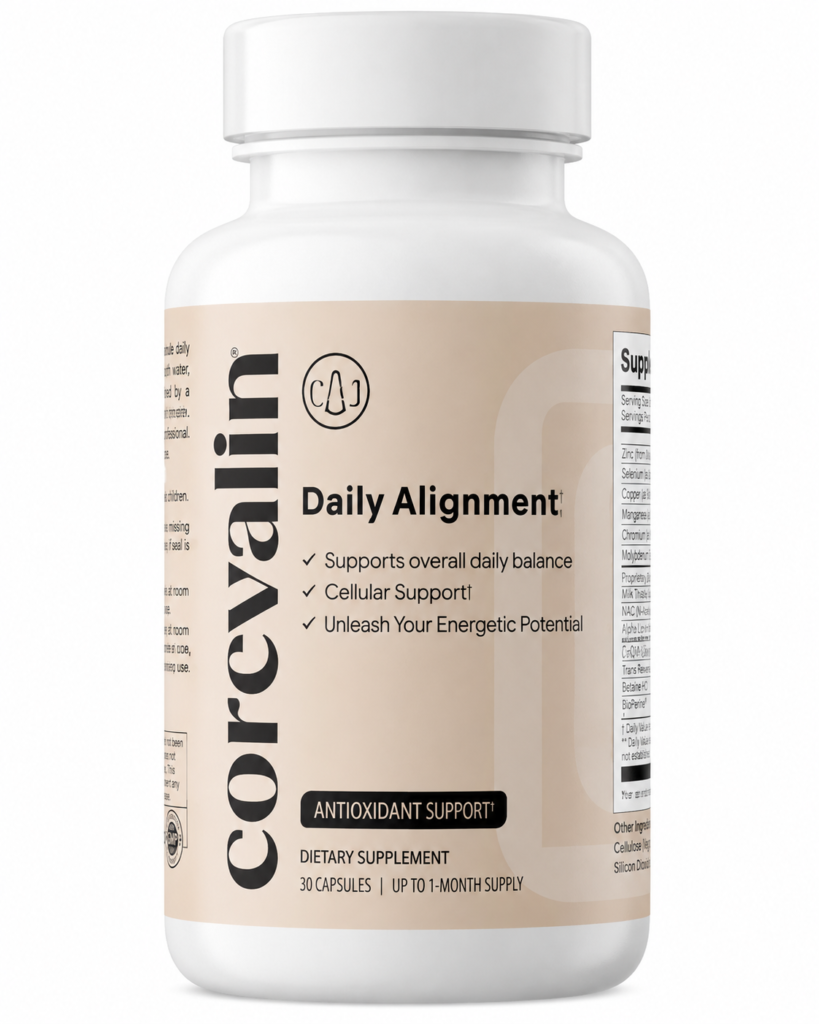 Corevalin UK bottle - natural daily supplement for metabolism and weight-loss routine support